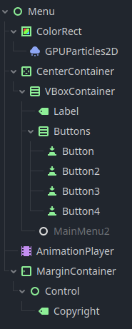 сунок 10 --- Сцена главного меню