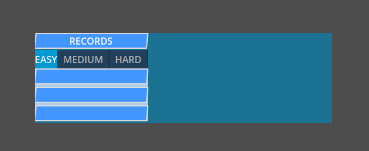 Рисунок 20 --- Экран рекордов в редакторе Godot